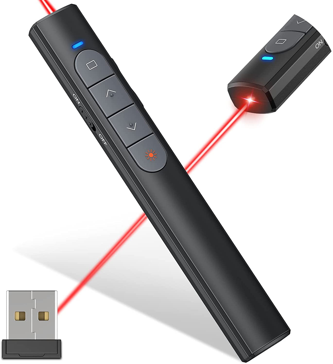 MiPointer Smart Wireless Presentation Laser Pointer for All IOS & Android Phones 