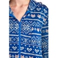 thumbnail image 4 of Ashford & Brooks Women's Sweater Fleece Zip Up Hooded Jumpsuit One Piece Pajama, 4 of 4