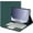 dark green, variant on Samsung Galaxy Tab A9+Plus 11 inch touch Bluetooth keyboard protector with pen holder (black)