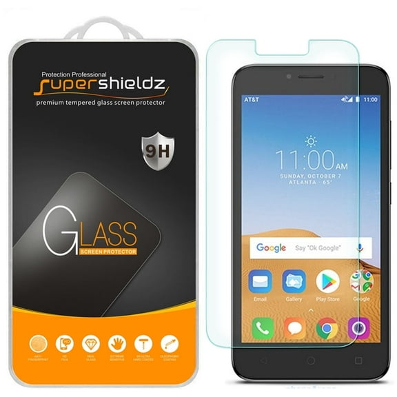 [1-Pack] Supershieldz for Alcatel Tetra Tempered Glass Screen Protector, Anti-Scratch, Anti-Fingerprint, Bubble Free