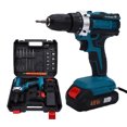 thumbnail image 4 of Cordless Drill Set Cordless Drill, 2-Speed Electric Power Drill Set with 2 Batteries and Charger, LED Light, Drill Driver Bits, 4 of 7