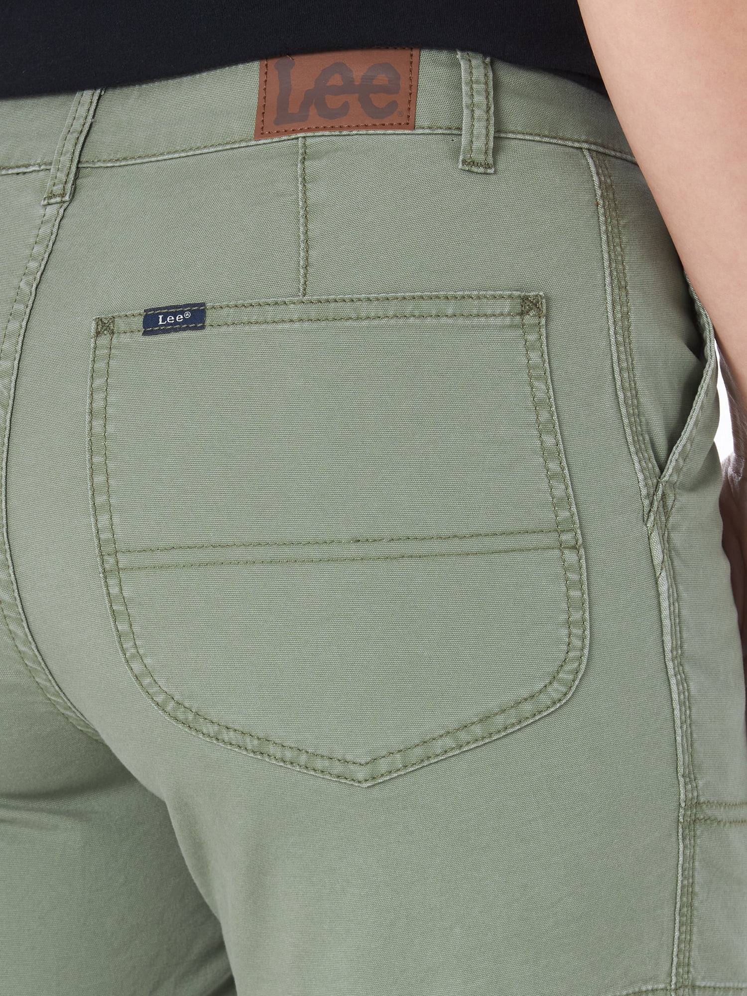 Lee Women's High Rise Stretch Canvas Short