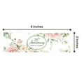 thumbnail image 6 of Darling Souvenir WaterBottleLabels For Anniversary Floral Theme Self Adhesive Party Collection Great For Wedding Anniversary- Pack Of 32, 6 of 6