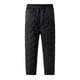 thumbnail image 2 of Pantalones de piel de cordero de invierno para hombre, pantalones deportivos casuales cálidos con forro polar, pantalones holgados, rectos, de algodón de gran tamaño que combinan con todo, 2 of 5