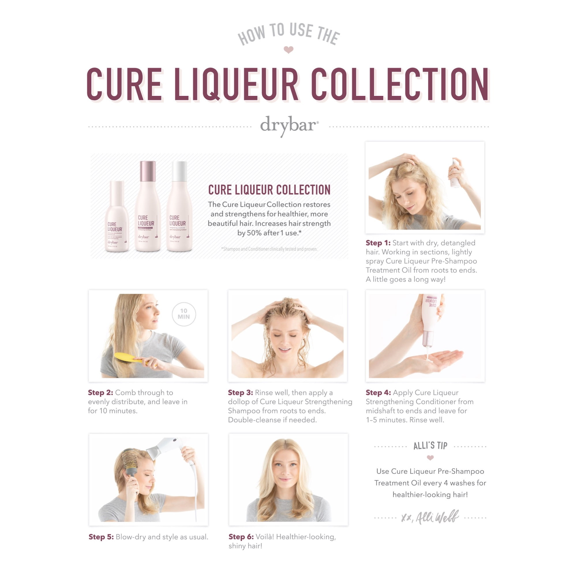 Drybar Cure Liqueur Restorative Pre-Shampoo Hair Oil Treatment, 5 Oz
