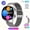 Mesh bag silvery, variant on 2024 New GPS Motion Trajectory Smart Watch Men NFC Wireless Call Men Watch 360*360 HD Screen Smartwatch Sports Fitness Tracker Outdoors Smart Watch For Men