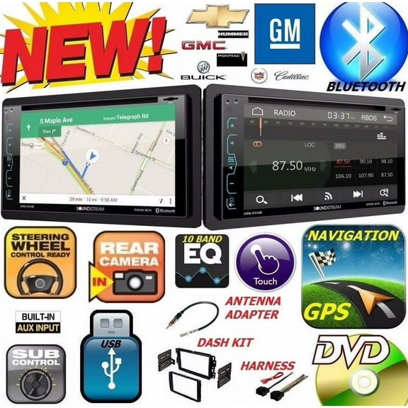 2006-2015 CHEVY GMC SILVERADO SIERRA SAVANA GPS NAVIGATION BLUETOOTH Car Stereo