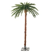 Palm-Style Christmas Tree With Clear Lights, 6' High