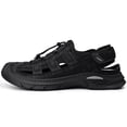 thumbnail image 2 of Hicooer GOOHIK Mens Closed Toe Sandals, Sport Sandals Casual Leather Handmade Sandals Adjustable Fisherman Beach Sandals For Outdoor Walking Driving Black, 2 of 7