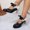Black, variant on Women Mary Jane Pumps Plus Size Buckle Strap Chunky High Heel Dress Shoes Trendy Comfort Spring Summer Fashion Shoes Wine 9(42)