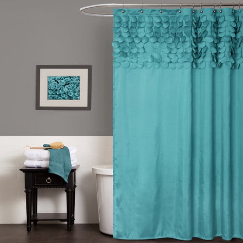 Lush Decor Lucia Textured Polyester, Lush Decor Lucia Shower Curtain