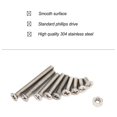 thumbnail image 3 of binifiMux 500 tornillos de cabeza plana Phillips avellanados M3, kit surtido de tuercas hexagonales de acero inoxidable 304 M3 x 6 mm/8 mm/10 mm/12 mm/16 mm/18 mm/20 mm/25 mm/30 mm, 3 of 5
