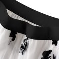 thumbnail image 2 of Falda de tul para mujer, elegante, vintage, con flores, corte A, falda midi con vuelo, 2 of 7