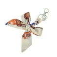 thumbnail image 5 of Unique Bargains 1 Pc Fashion Bow Scarf Handbag Charm Bag Accessories Brown, 5 of 5