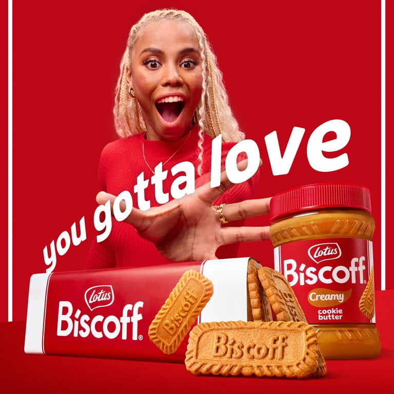 Lotus Classic Biscoff Cookies XL, 10 Crunchy Vegan Friendly Snack