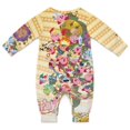 thumbnail image 2 of Kirby Baby Long Sleeve Footless, Infant Playsuit Romper Jumpsuits for Boys Girls, 2 of 8