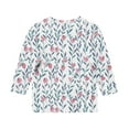 thumbnail image 5 of Bnwani Toddler Shirts Long Sleeve Crew Neck Casual Originality Printed Tops 7-8 Years, 5 of 6