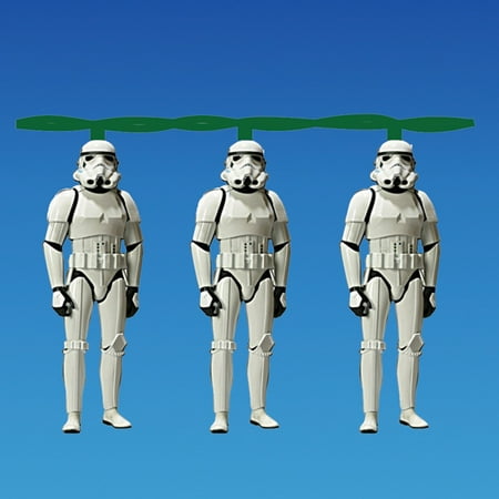 Christmas Lights Ideas 2019 Kurt S. Adler 10ct Star Wars Storm Trooper Novelty Christmas Lights White - 9' Green Wire ()