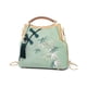 thumbnail image 1 of Sonducket Bolso de hombro para mujer, bolsos de mensajero hechos a mano, bolsos con cierre de moda Vintage puro, portador con flecos bordado Bolsas de mensajero y de hombro Verde, 1 of 6