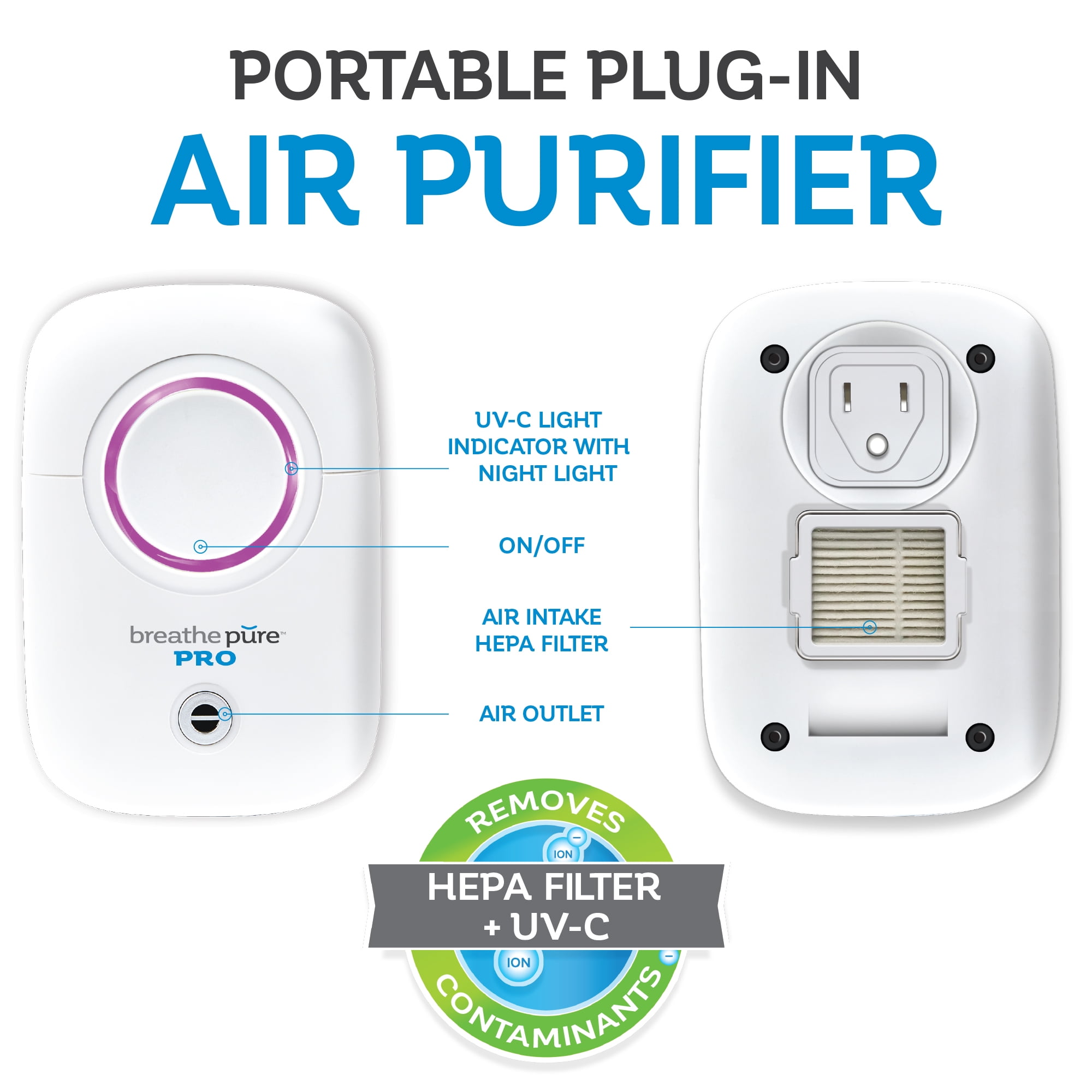 Pure plug online in air purifier