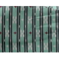 thumbnail image 4 of oneOone Georgette Viscose Fabric Stripe & Geometric Kasuri Printed Fabric 1 Yard 42 Inch Wide, 4 of 4
