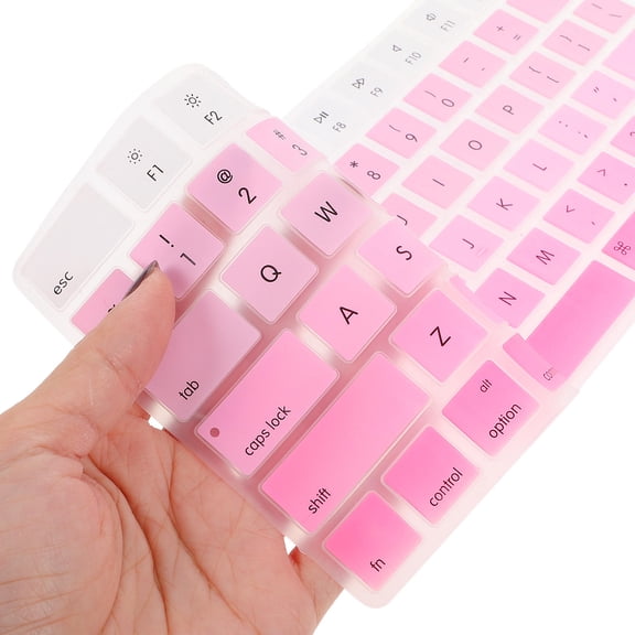 LULULION Ultra Thin Keyboard Cover for Cordless Keyboard 2pcs Gradient Design for Home