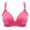 Rose Chaud, variante sur Soutiens-gorge de Sport pour Femmes Forte Poitrine Soutiens-Gorge de Sport pour Femmes Forte Poitrine Armature Fine Soutien-Gorge pour Femmes Bouton avant Respirant Rassemble sous-Vêtements