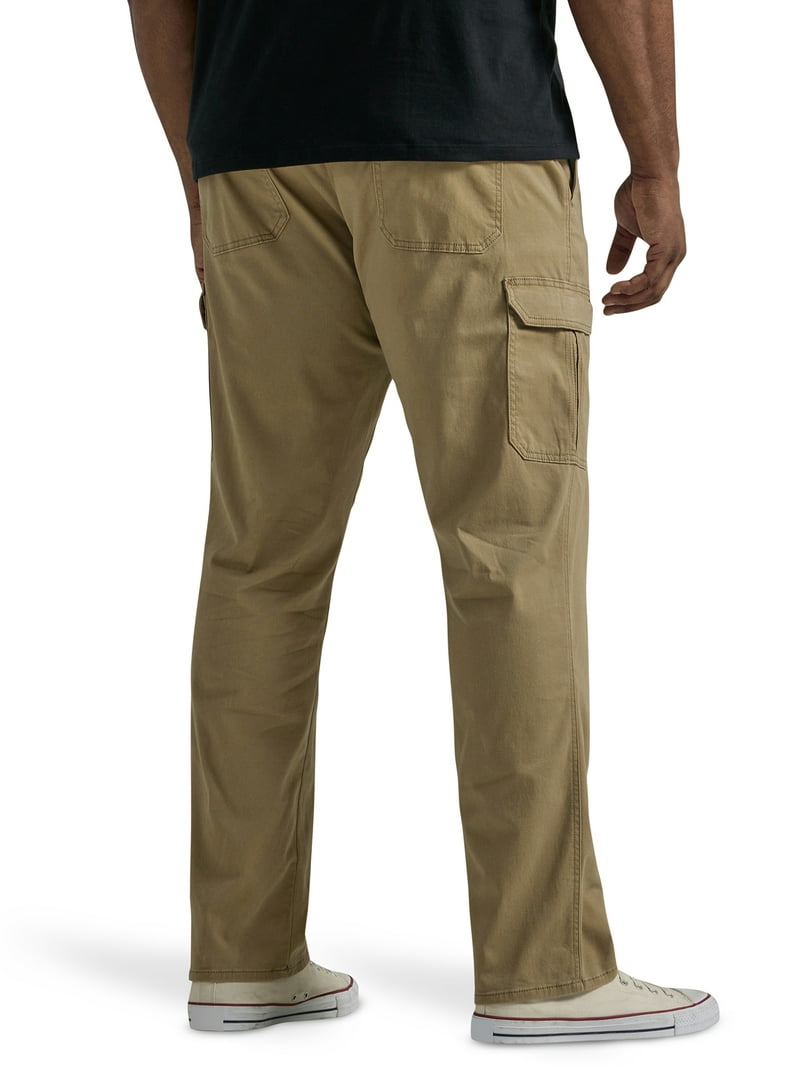Lee® Big Men's Extreme Motion Straight Fit Twill Cargo Pant with