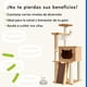 thumbnail image 5 of Rascador para Gatos con Torre, Juegos y Juguetes para Gatos Integrados - Castillo y Árbol Multifuncional, Mueble y Accesorios - Ideal Casas para Gatitos y Rascadores para Gato - Castillo Cat Tree, 5 of 7