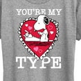 thumbnail image 3 of Peanuts - You're My Type - Women's Short Sleeve Graphic T-Shirt, 3 of 6