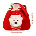 thumbnail image 3 of SDJMa Christmas Gift Bags with Drawstring, 8"x9" Cute 3D Polar Beer Xmas Tote Bags with Handle, Reusable Christmas Wrapping Bags Goodie Bags Treat Bags for Kids Girls Boys Sack Storage Bag Party Favor, 3 of 8