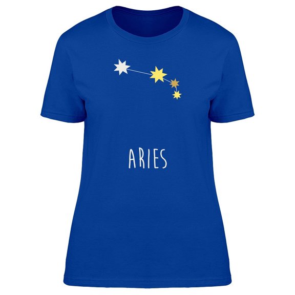 Cosmic Stars Aries Tee Women's -Image by Shutterstock