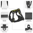thumbnail image 3 of Naloa Corn And Dragonflies Pet Harness Vest with Traction Rope, Adjustable No-Choke Dog Vest for Outdoor, Walking - Small, 3 of 4