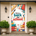thumbnail image 5 of LUUFILx Welcome Back to School Banner Backdrop for Classroom Decor Kids Event Background Party Decorations School Supplies Photography Props Backdrop Banner, 5 of 8