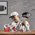 thumbnail image 2 of Patrick Mahomes Kansas City Chiefs 12'' Player Standee Desktop Display, 2 of 2