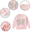 thumbnail image 1 of LYMAYTER Kids Girls Pullover Sweaters Soft Comfort Sweaters Spring Autumn All Match Knit Sweaters for Toddler 3-8Y, 1 of 8