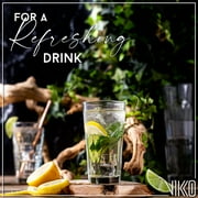 Madison - 11 Ounce Drinking Glasses | For Water, Juice, Soda, etc. Thick and Durable Glass Dishwasher Safe Set of 6 Large Clear Glass Tumblers 3 x 5.8
