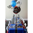 thumbnail image 3 of 20 Pack 8"x5.5" Black and White Checkered Racing Stick Flag、Racing Hand Held Stick Flags, for Nascar Race Party Supplies, 3 of 5