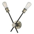thumbnail image 1 of Artcraft Lighting Tribeca Applique Murale en Laiton Satin Noir Mat, 1 of 1
