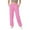Pink, variant on dGslk Womens High Waisted Sweatpants with Drawstring Elastic Waist Relaxed Fit Joggers Soft Comfy Lounge Pants with Pockets Black 2XL