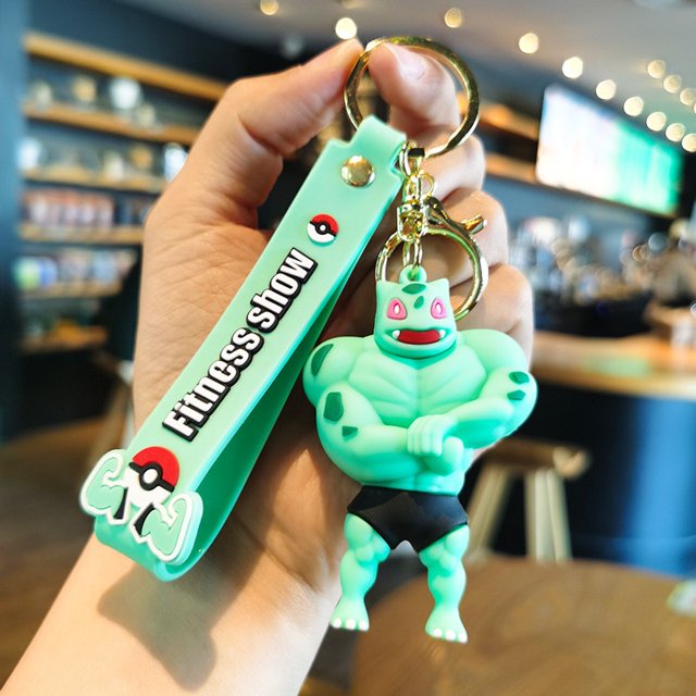 LLavero de Pokemon de dibujos animados de Anime nuevo, colgante de muñeca de Pikachu, decoración de llavero, adornos de joyería, accesorios, regalos xuanjing unisex