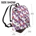 thumbnail image 2 of Disketp Peonies Mochila de Cuero para Mujer, Bolso de Espalda Antirrobo con Estilo para Viaje, Trabajo y Uso Diario, 2 of 4