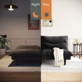 thumbnail image 7 of LLappuil 71" Corduroy Futon Convertible Sofa Bed, Loveseat Sleeper Sofa Couch for Living Room Apartment  Black, 7 of 7