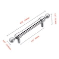thumbnail image 6 of Utopia Alley 10pcs Vaduz Pull Handle - Decorative Cabinet Drop Pull Handles- Vintage Cabinet Hardware with Hand Finished Polished Chrome - Metal Drawer Pull Handle, 3.75" Center to Center, 6 of 9