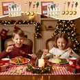 thumbnail image 1 of Christmas Cutlery Set - Gold Stainless Steel Spoon and Fork Gift Set with Holiday Designs, 1 of 6