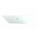 thumbnail image 6 of Renovators Supply Castle 16.5" His and Hers Square Countertop Vessel Bathroom Sink White Set of 2, 6 of 9