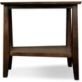thumbnail image 4 of Bowery Hill Triangle Solid Wood End Table in Sienna Finish, 4 of 7