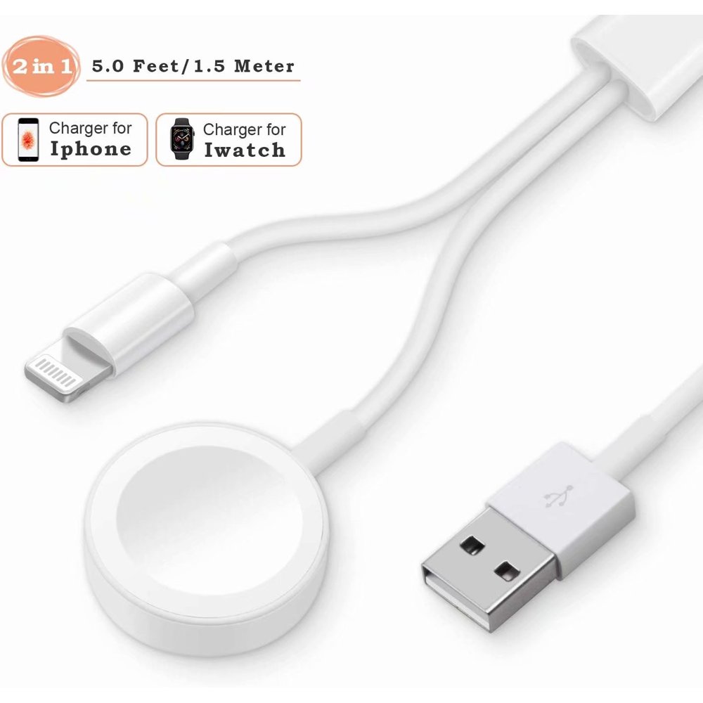 3 in 1 Compatible with Apple Watch Wireless Charger Compatible with