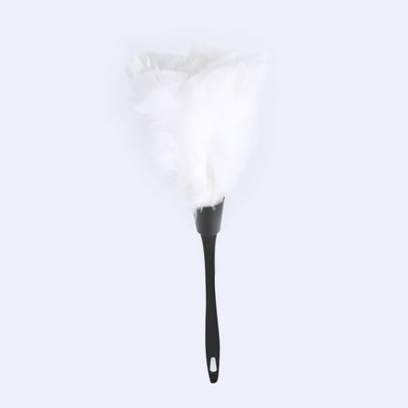 5 Colors Soft Turkey Feather Duster Brush With Black Handle Home Furniture Car Cleaning Tools, Duster Cleaning