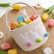 thumbnail image 5 of Uuiauoio Easter Basket for Boys and Girls, Adorable Bunny Basket for Easter Egg Hunts, Soft & Safe Baby’s First Easter Basket, Sturdy Cotton Rope Empty Gift Basket, Festive Décor, 5 of 6